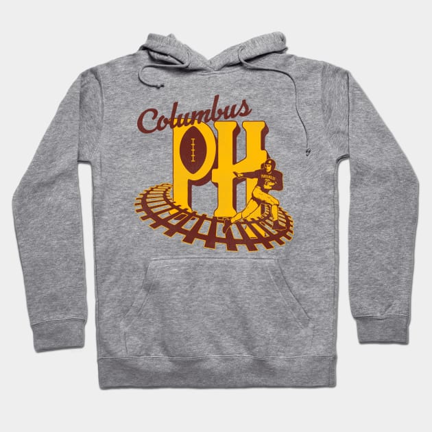 Defunct Columbus Panhandles Football Team Hoodie by Defunctland